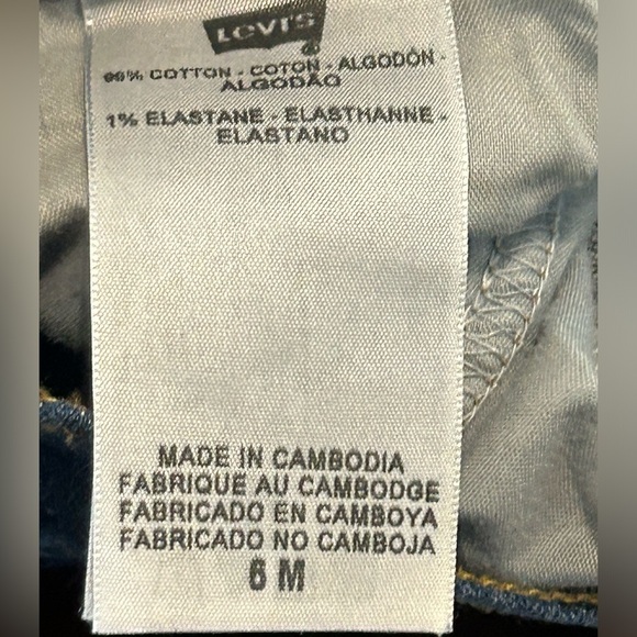 Levi’s 515 Bootcut Midrise Jeans Women’s Dark Wash Denim - Picture 15 of 15